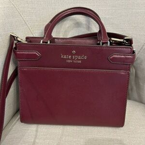 Kate Spade Deep Red Satchel